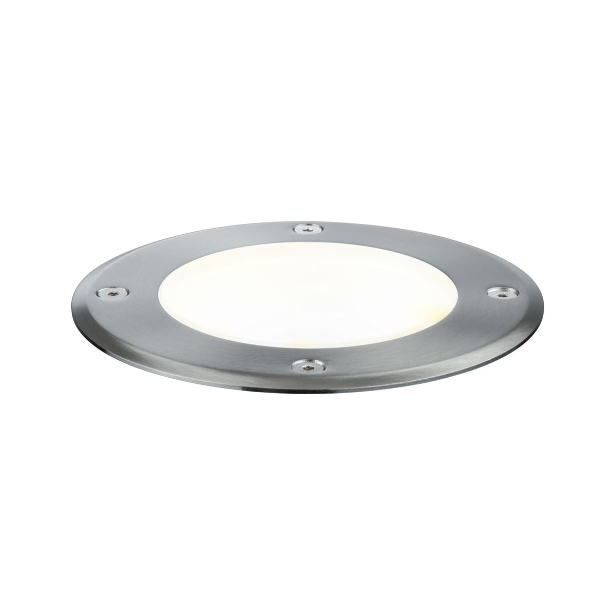 Plug & Shine LED Bodeneinbauleuchte Floor Einzelspot IP67 3000K 6W 20 Grad Silber