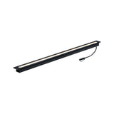 Plug & Shine LED Bodeneinbauleuchte Lichtleiste IP67 3000K 8W Anthrazit