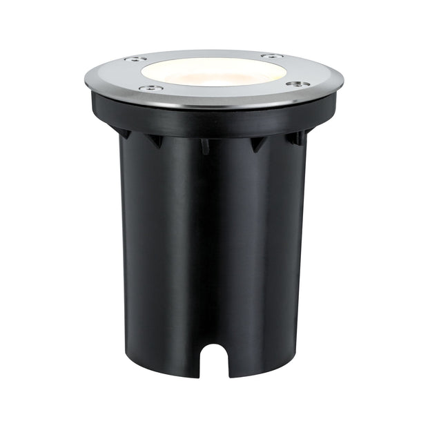 LED Bodeneinbauleuchte IP67 rund 108mm 3000K 3,5W 230lm 230V Edelstahl Metall