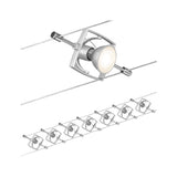 Seilsystem Mac II Basisset GU5,3 max. 7x10W dimmbar 230/12V Chrom matt