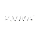 Plug & Shine LED Lichterkette Warmweiss IP44 3000K 7x0,2W Weiss