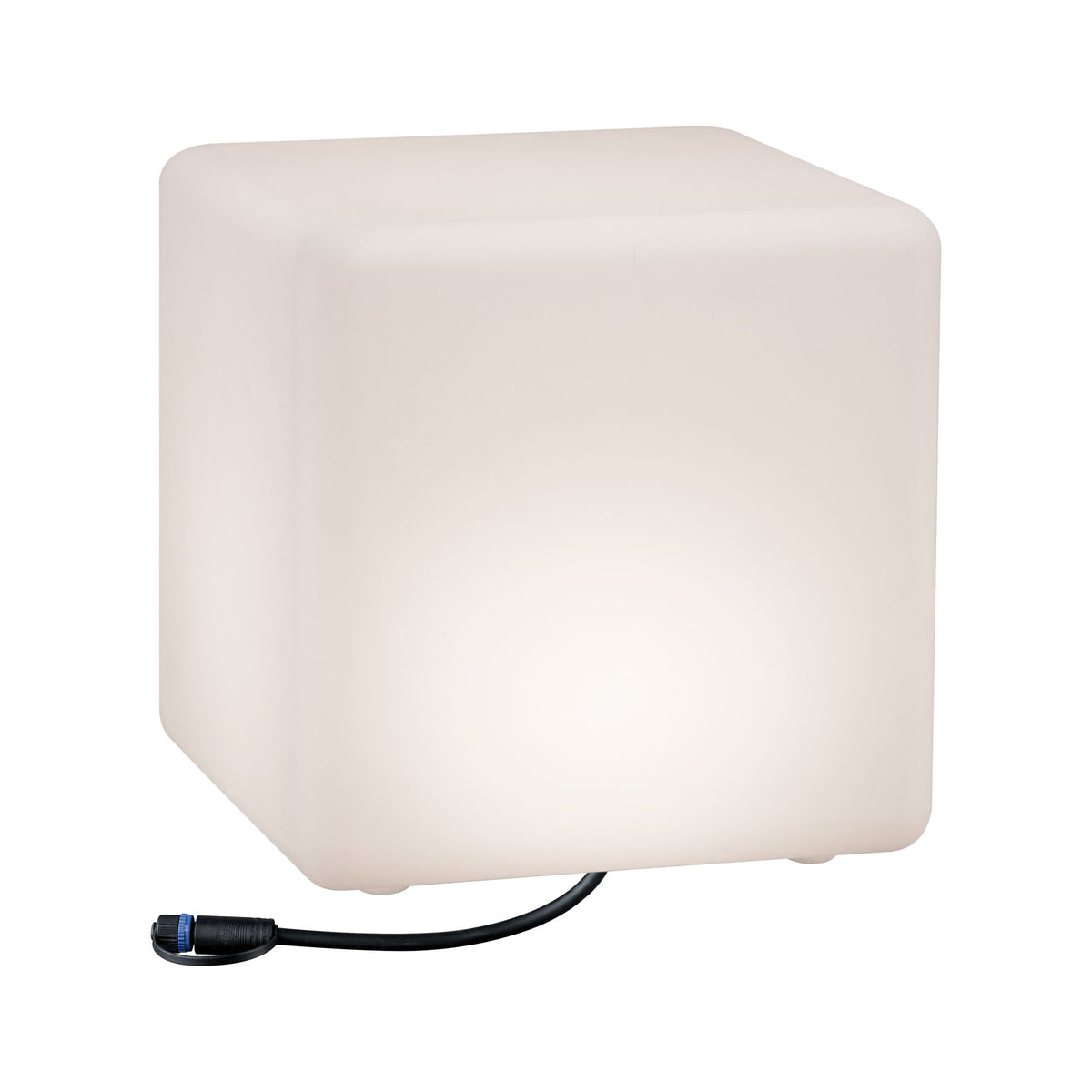 Plug & Shine LED Lichtobjekt Cube IP67 3000K 6,5W Weiss