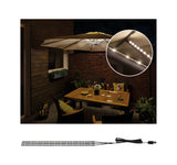 USB LED Stripe Parasol-Light Schirmbeleuchtung Basisset 4x40cm 3000K 4x30lm Schwarz