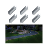 Plug & Shine LED Strip Profil 6er-Set 50x17,5mm