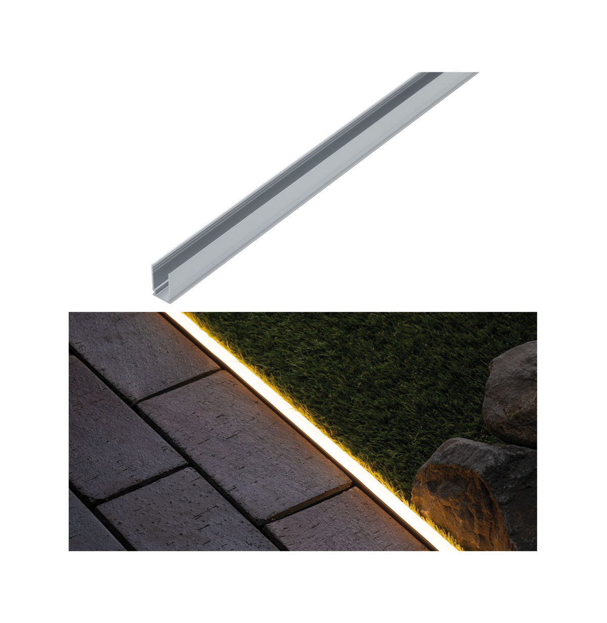 Plug & Shine LED Strip Profil Aluminiumprofil 0,99m
