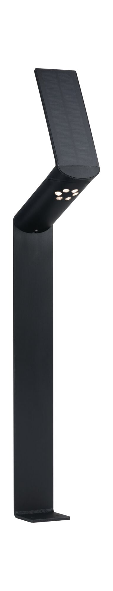 Solar LED Pollerleuchte Ilias Bewegungsmelder IP44 3000K 57lm Anthrazit