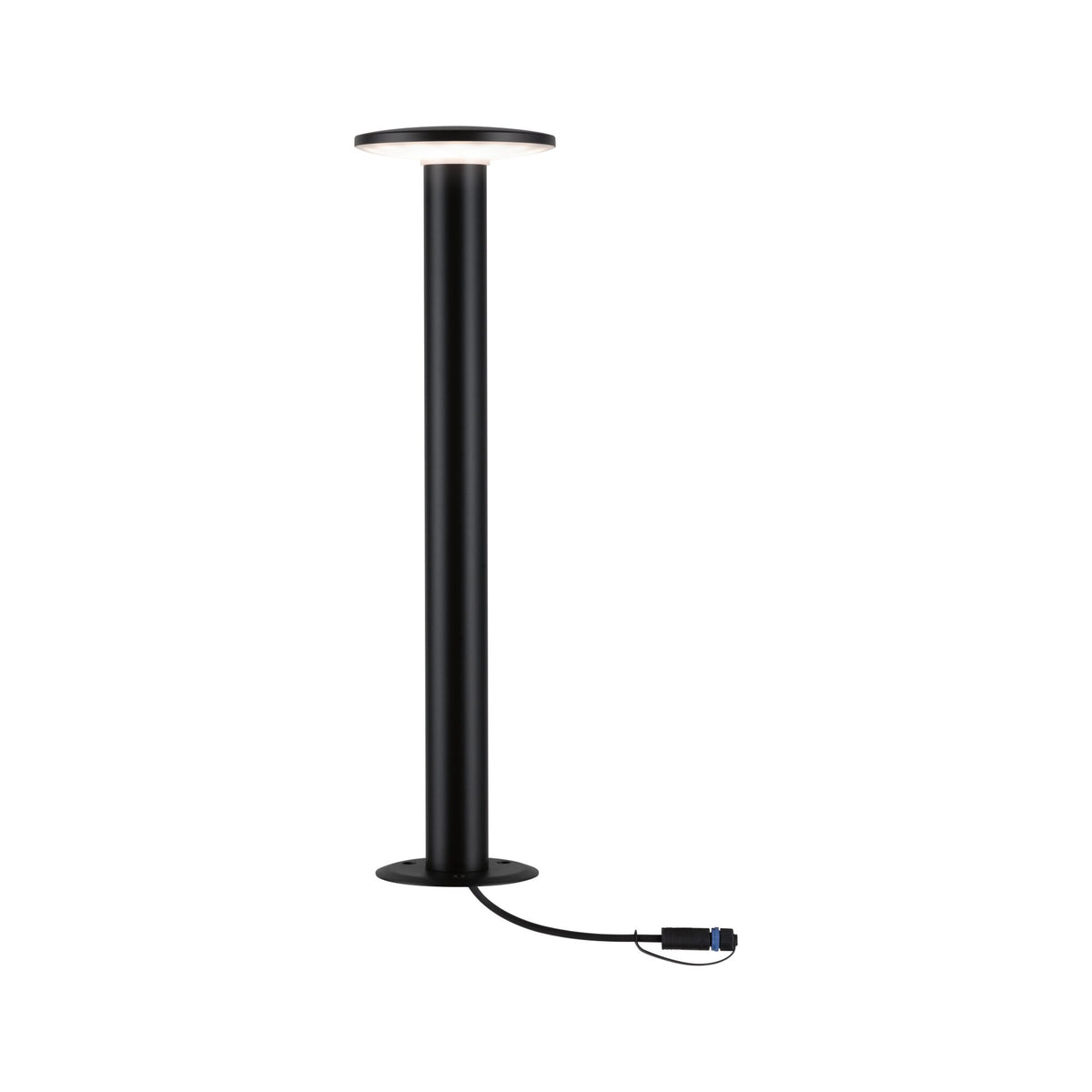 Plug & Shine LED Pollerleuchte Plate Einzelleuchte IP44 3000K 6,1W Anthrazit