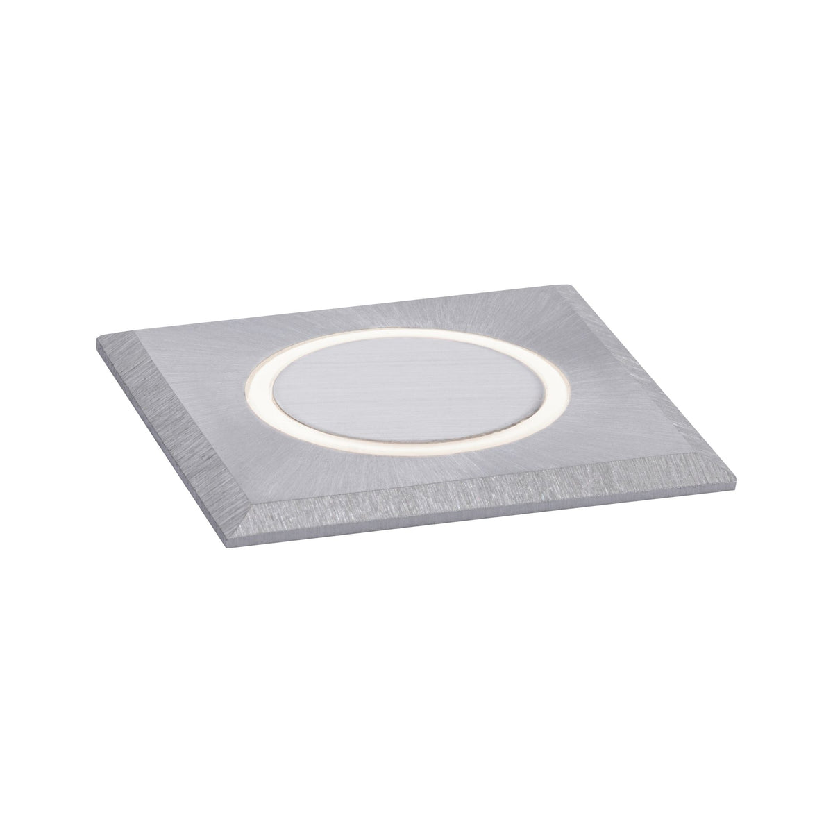House LED Bodeneinbauleuchte Warmweiss IP67 eckig 50x82mm 3000K 2W 20lm 230V Edelstahl gebuerstet Edelstahl/Kunststoff