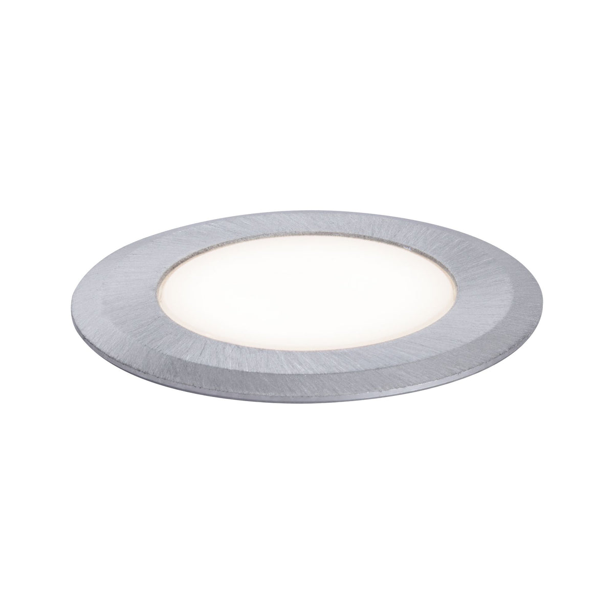 House LED Bodeneinbauleuchte Warmweiss IP67 rund 50mm 3000K 2W 60lm 230V Edelstahl gebuerstet Edelstahl/Kunststoff