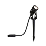 Plug & Shine LED Gartenstrahler Warmweiss Einzelspot IP65 3000K 2W Schwarz