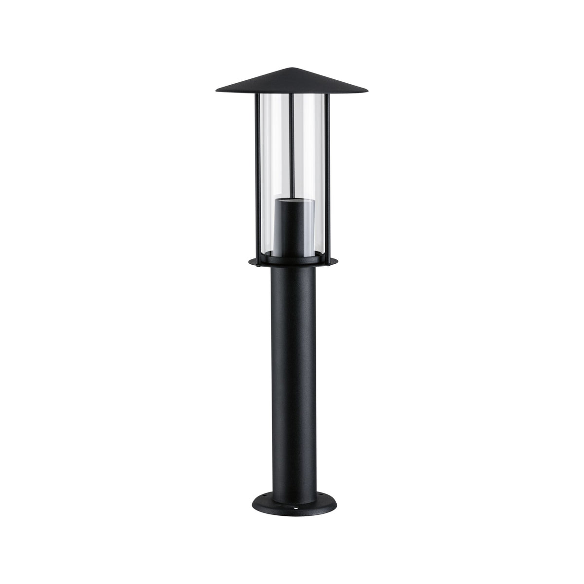 Pollerleuchte Classic IP44 500mm max. 15W 230V Dunkelgrau E27 Metall/Glas
