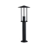 Pollerleuchte Classic IP44 500mm max. 15W 230V Dunkelgrau E27 Metall/Glas