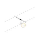 CorDuo Seilsystem Salt Einzelspot GU5,3 max. 10W 12V Weiss matt/Chrom