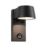 LED Aussenwandleuchte Capea Daemmerungsgesteuerter Bewegungsmelder (IR) IP44 96x165mm 3000K 6W 500lm 230V 98 Grad Anthrazit Aluminium