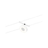 CorDuo LED Seilsystem Circle Einzelspot 180lm 5W 3000K 12V Weiss matt
