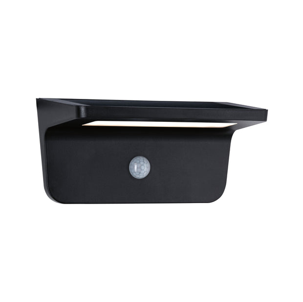 Solar LED Aussenwandleuchte Cyrus inkl. Bewegungsmelder und Orientierungslicht IP44 3000K 350lm Anthrazit