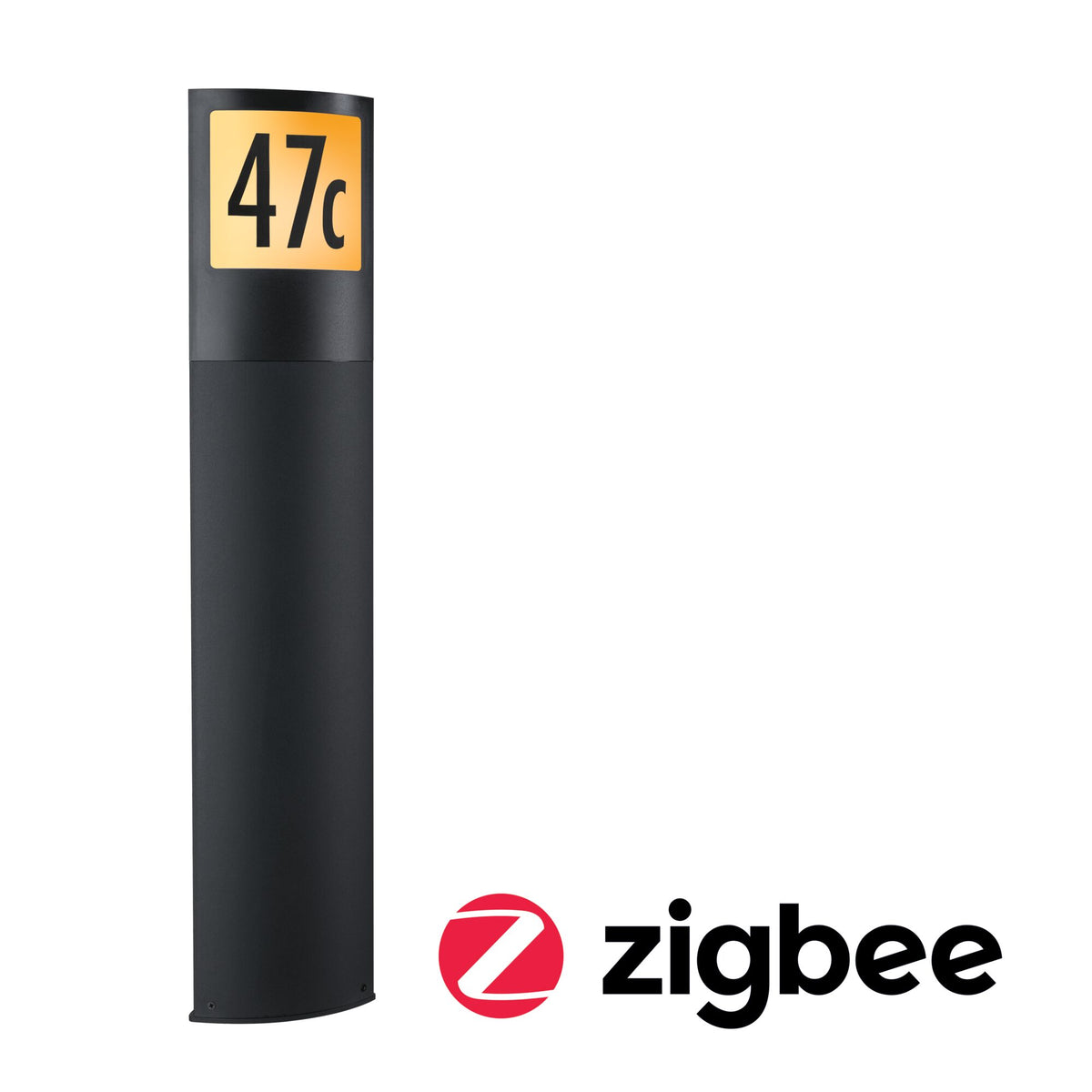 LED Pollerleuchte Smart Home Zigbee 3.0 Padea Daemmerungssensor insektenfreundlich IP44 847mm Tunable Warm 8,5W 700lm 230V Anthrazit Kunststoff