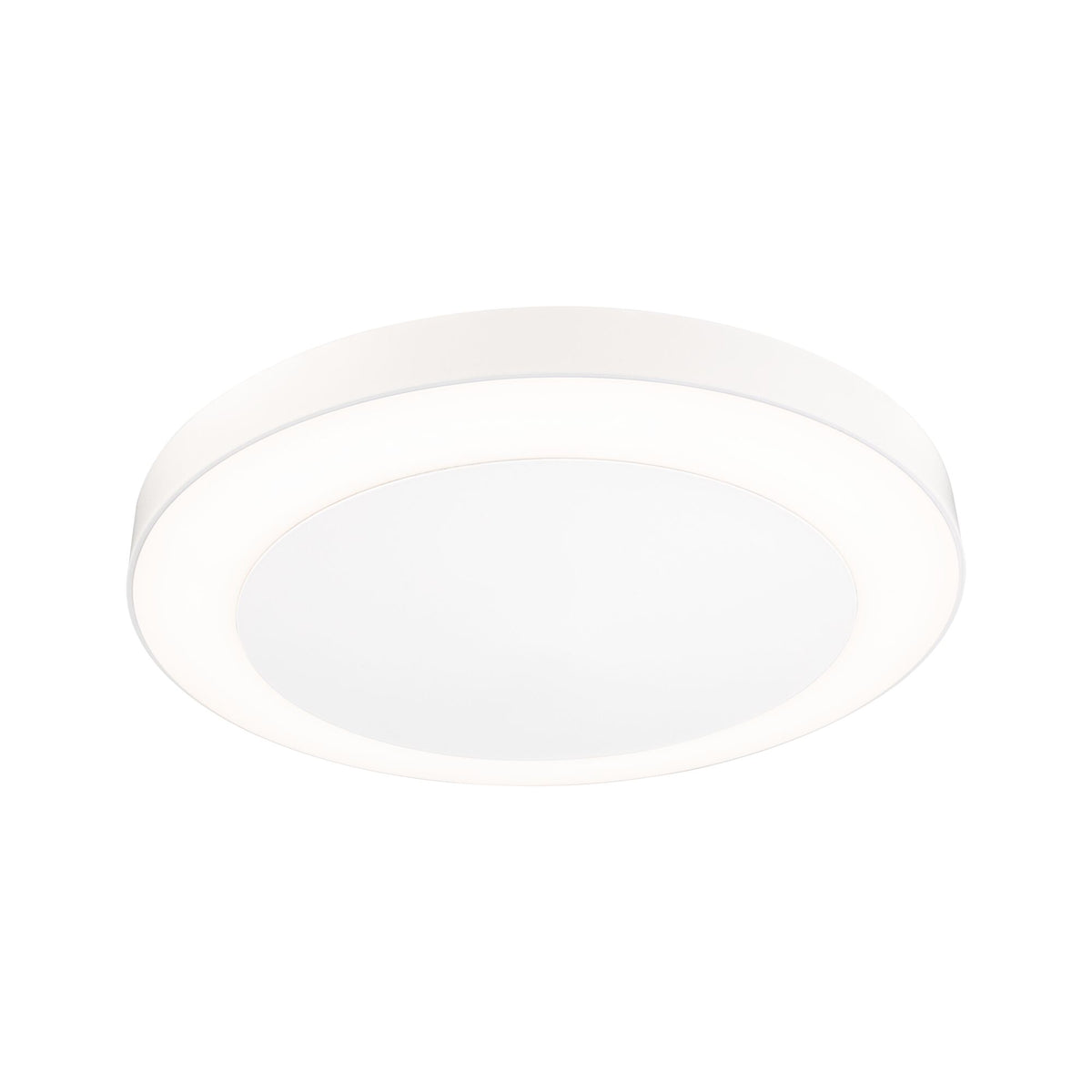 LED Deckenleuchte Circula Daemmerungssensor Daemmerungsgesteuerter Bewegungsmelder (IR) seewasserresistent IP44 rund 320mm 3000K 14W 880lm 230V Weiss Kunststoff