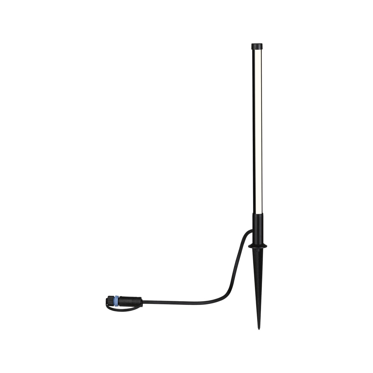 Plug & Shine LED Pollerleuchte Pin Einzelleuchte IP44 zylindrisch 360mm 3000K 5,5W 180lm 24V Anthrazit Aluminium/Kunststoff