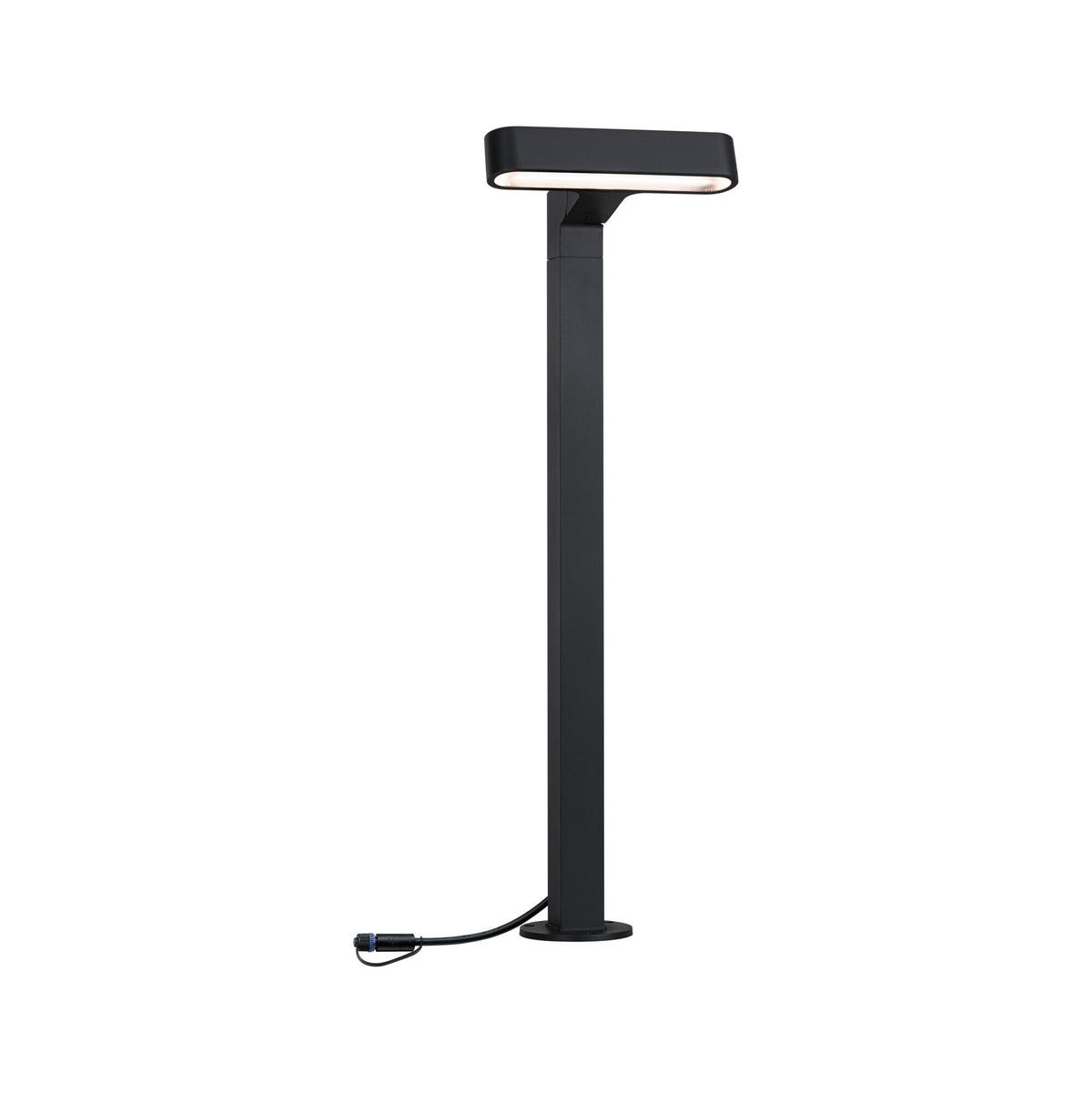 Plug & Shine LED Pollerleuchte Ito Einzelleuchte Horizontale Ausrichtung IP65 3000K 6W Anthrazit