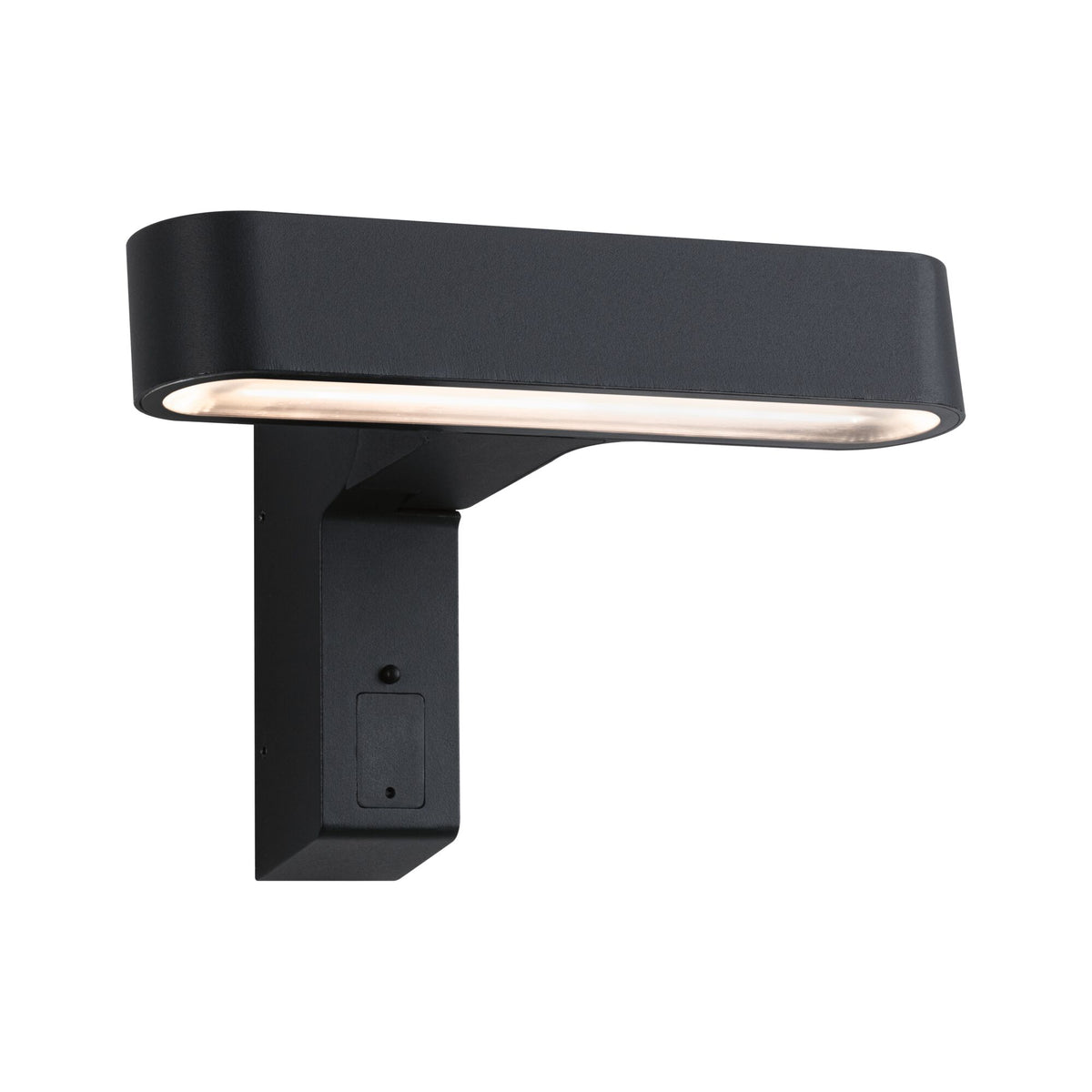 House LED Aussenwandleuchte Ito Bewegungsmelder Horizontale Ausrichtung IP44 227x164mm 3000K 6W 450lm 230V 65 Grad Anthrazit Metall/Kunststoff
