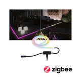 Plug & Shine LED Stripe Smart Home Zigbee 3.0 Smooth Einzelstrip IP67 RGBW+ 11W Weiss