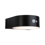 Solar LED Aussenwandleuchte Eileen Bewegungsmelder IP44 3000K 400lm Schwarz