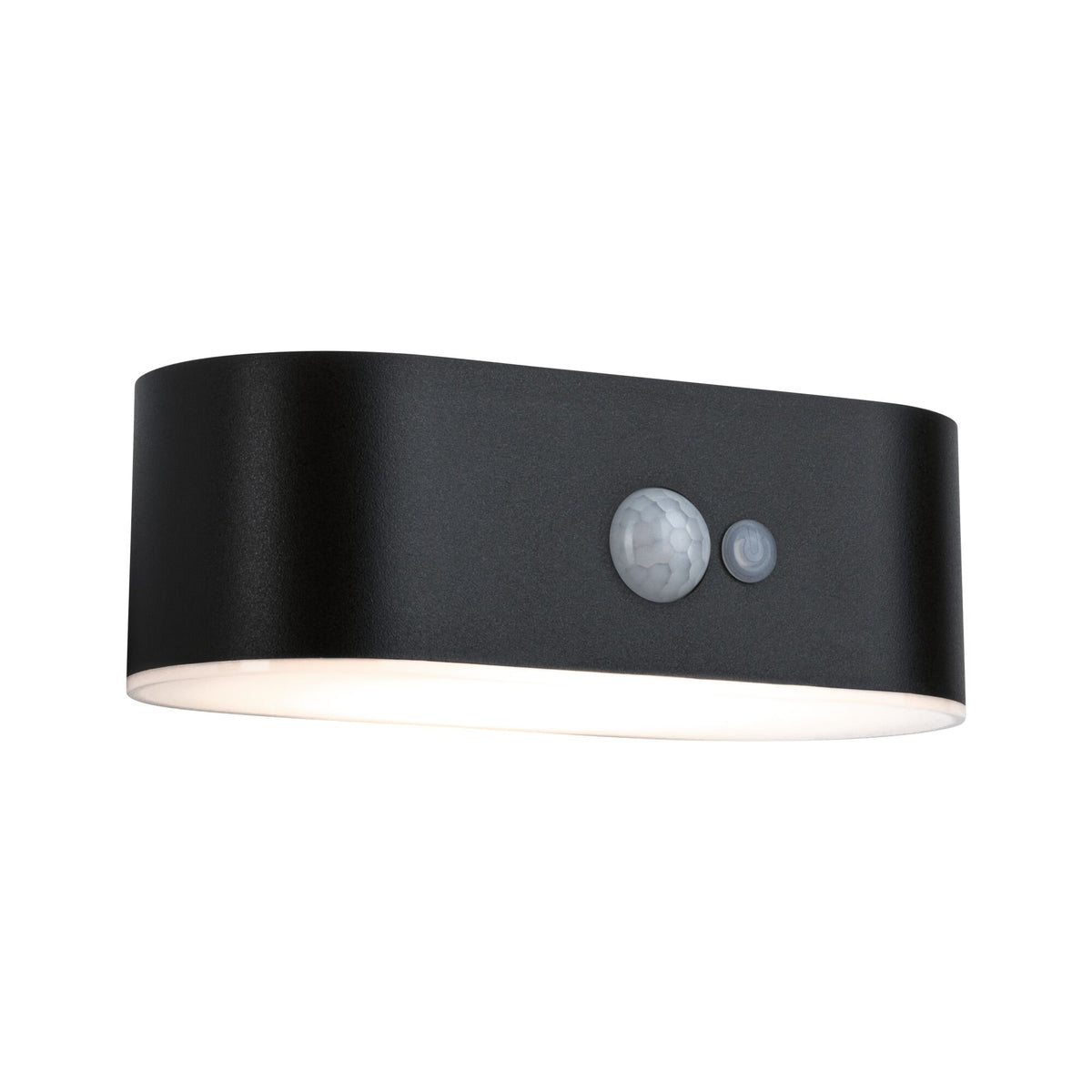 Solar LED Aussenwandleuchte Adya Bewegungsmelder IP44 3000K 200lm Schwarz