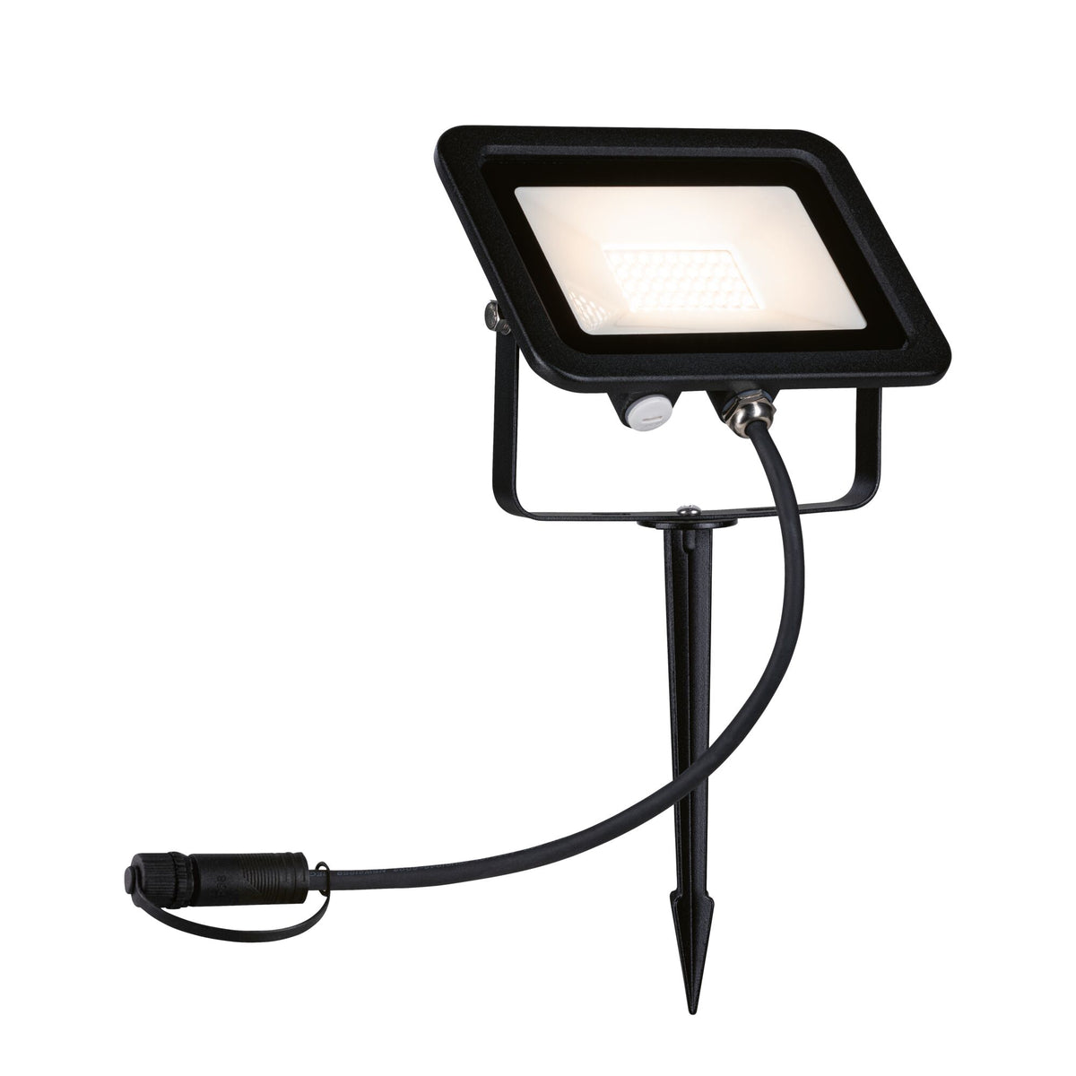 Plug & Shine LED Gartenstrahler Fluter Einzelspot IP65 3000K 15,5W Schwarz