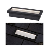 Solar LED Bodeneinbauleuchte Domenic IP67 3000K 6lm Schwarz