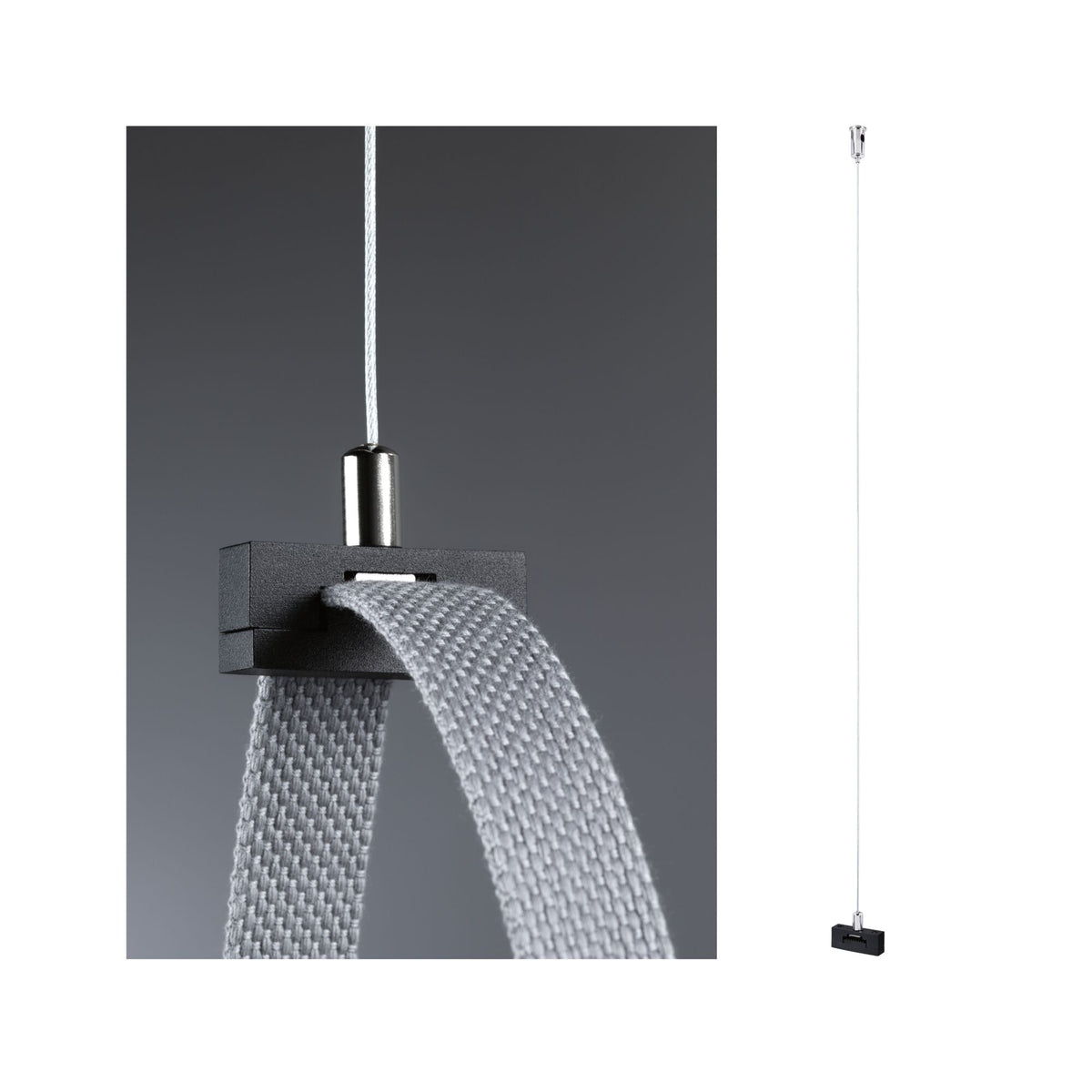 ULine Zubehoer Gurt Abhaengung 45x21mm Schwarz