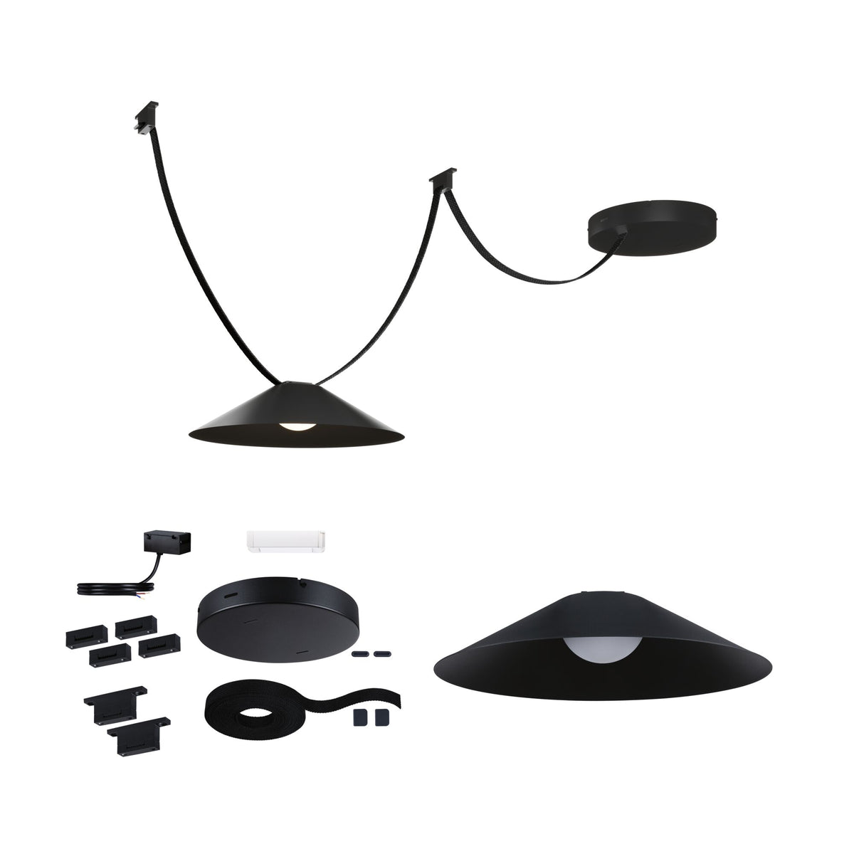 ULine Gurt Cone Starterset 5m 12W Schwarz
