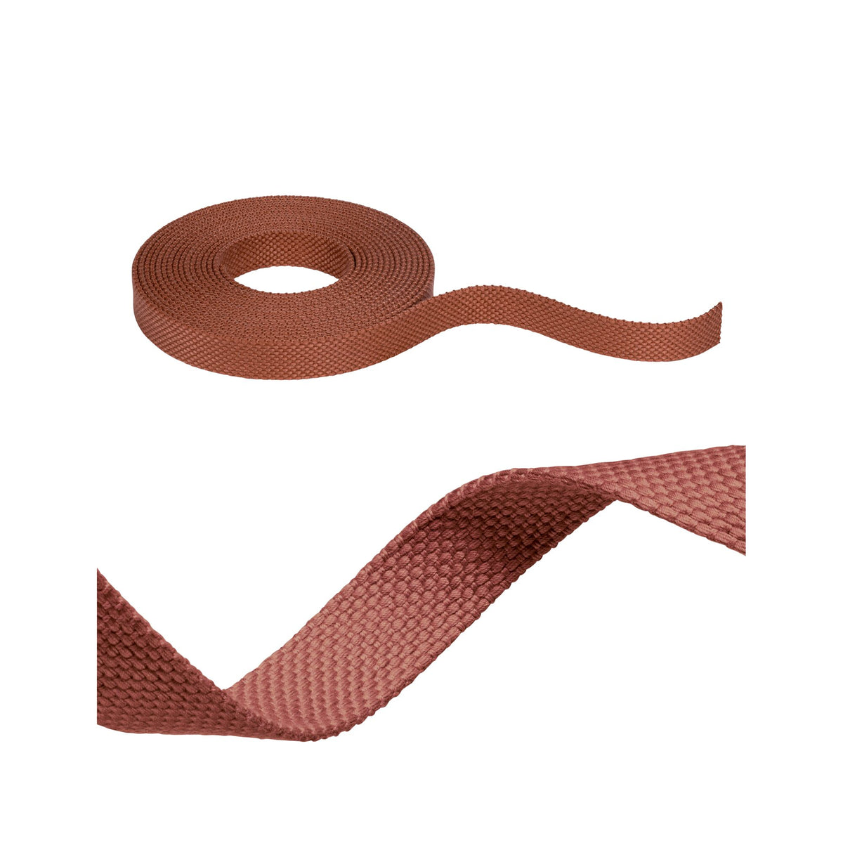 ULine Gurt 5m Dacron Textil Kupfer Terracotta