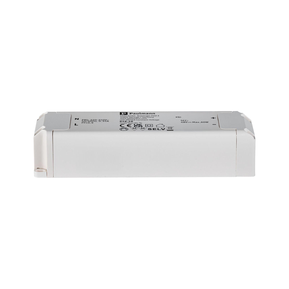 ULine Zubehoer Trafo 60VA Weiss 230/48V 29mm