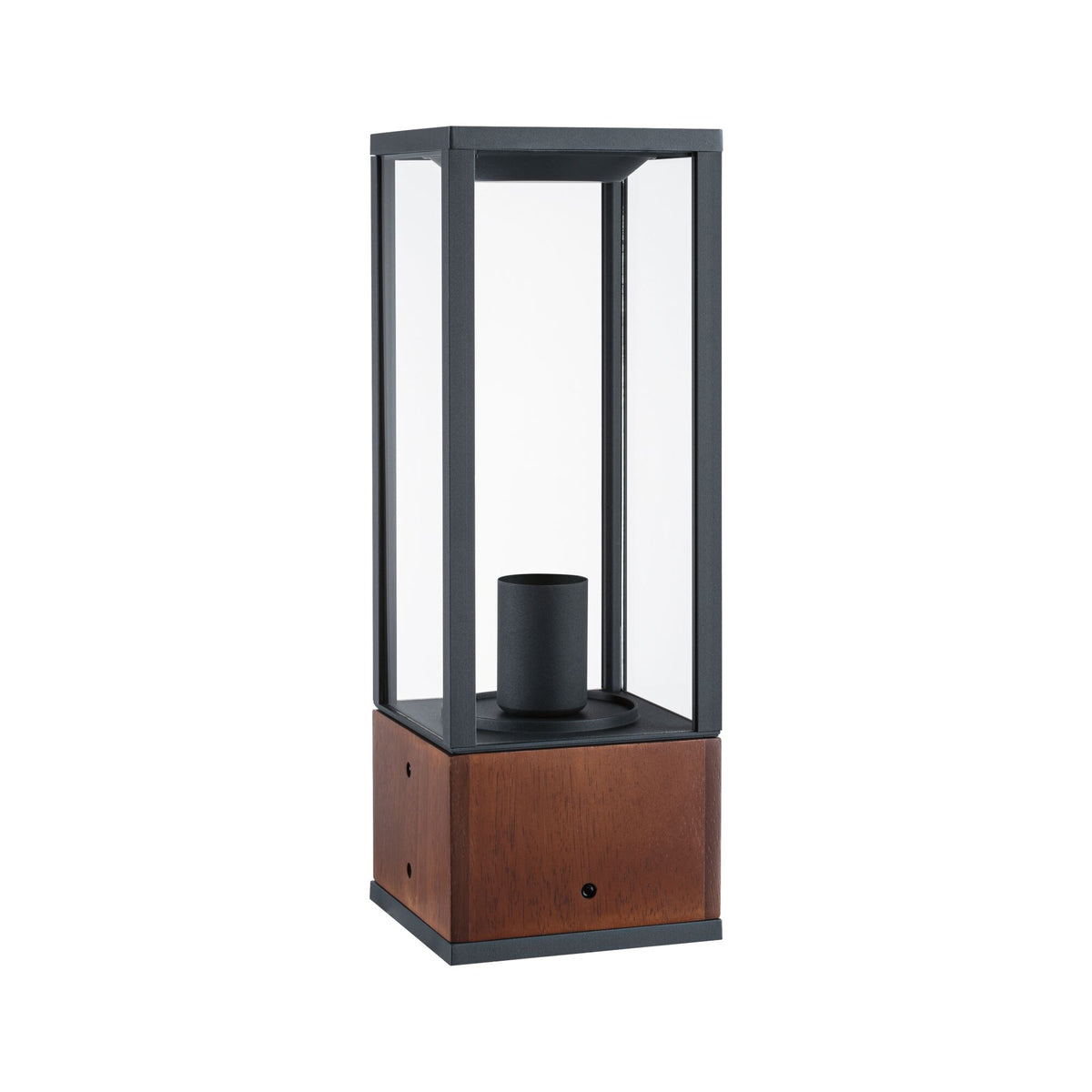 Lichtobjekt Timba IP44 eckig 400mm max. 60W 230V Holz E27 Holz