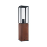 Lichtobjekt Timba IP44 eckig 600mm max. 60W 230V Holz E27 Holz
