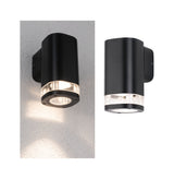 Aussenwandleuchte Colum seewasserresistent IP44 80x153mm max. 20W 230V Anthrazit Aluminium