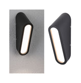 LED Aussenwandleuchte Cliff seewasserresistent IP44 64x242mm 3000K 9,5W 300lm 230V Anthrazit Aluminium