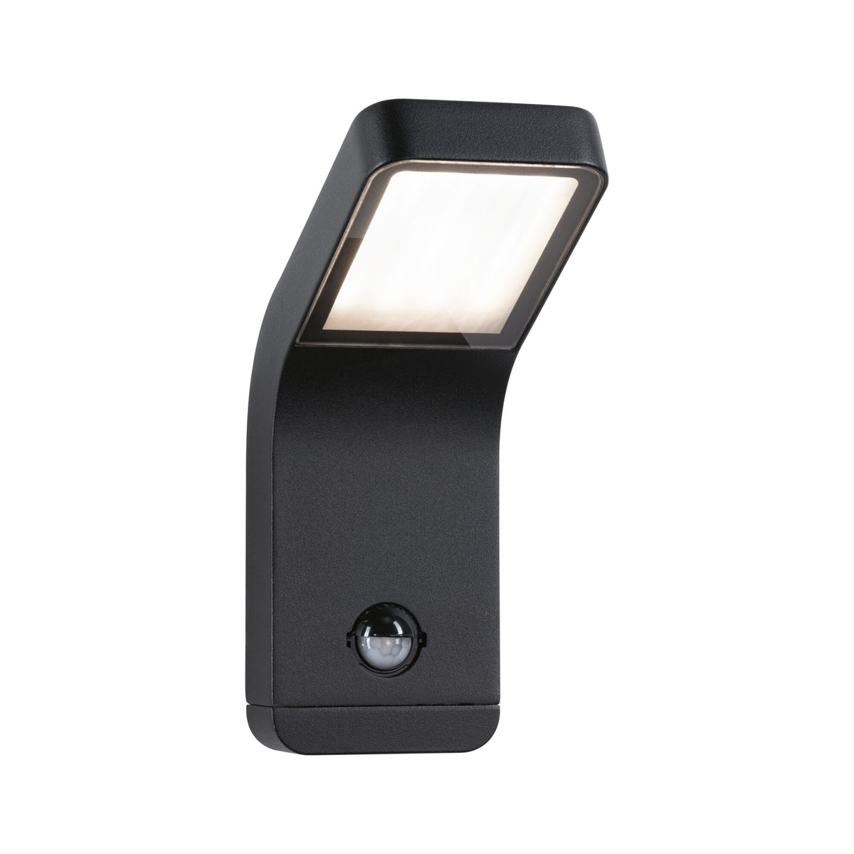 LED Aussenwandleuchte Kulma Daemmerungsgesteuerter Bewegungsmelder (IR) seewasserresistent IP44 90x230mm 3000K 7,5W 500lm 230V Anthrazit Aluminium