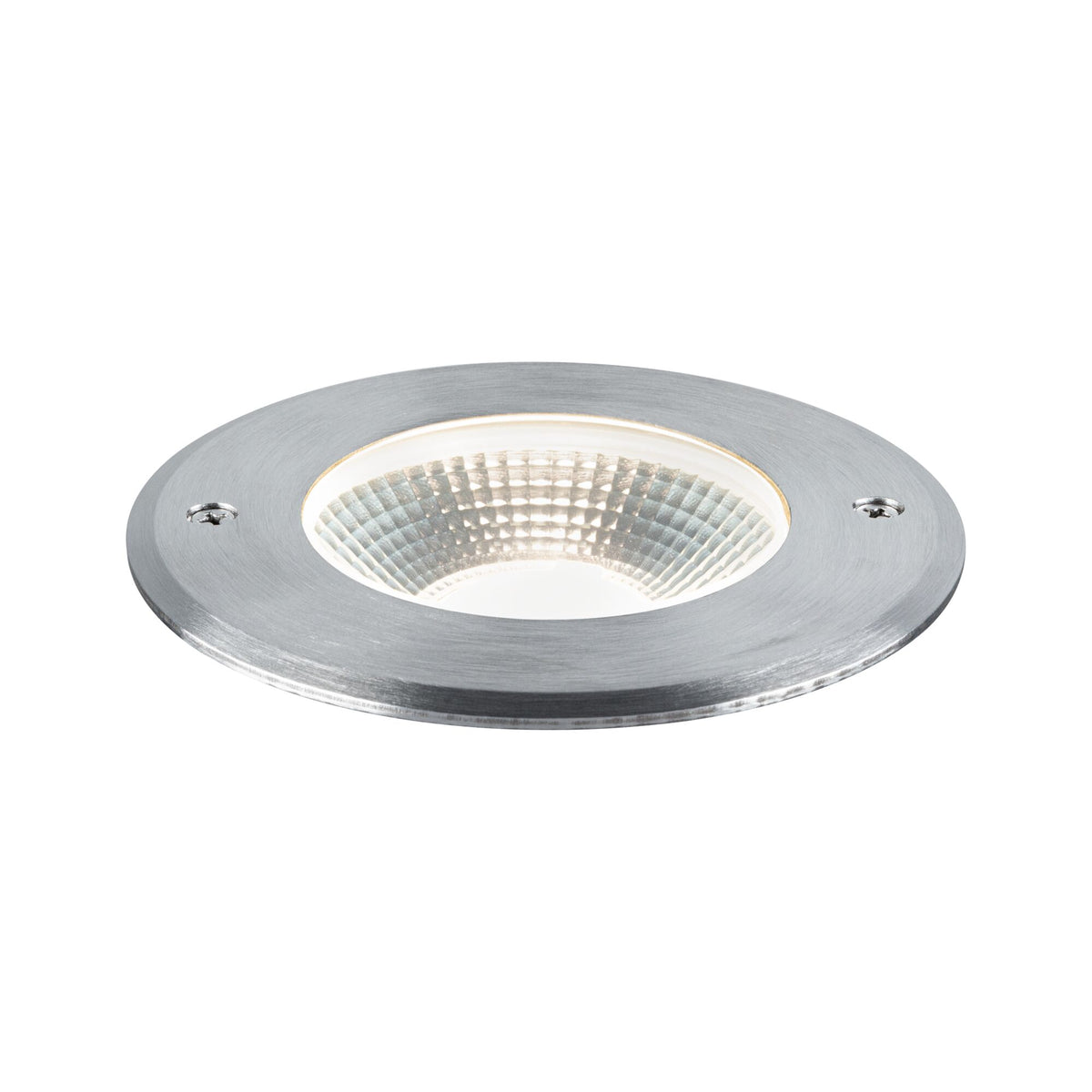 LED Bodeneinbauleuchte Vanea seewasserresistent IP67 rund 100mm 3000K 3,5W 160lm 230V Alu Aluminium