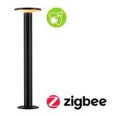 LED Pollerleuchte Smart Home Zigbee 3.0 Plate insektenfreundlich IP44 zylindrisch 600mm Tunable Warm 5,5W 280lm 230V Anthrazit Metall/Kunststoff