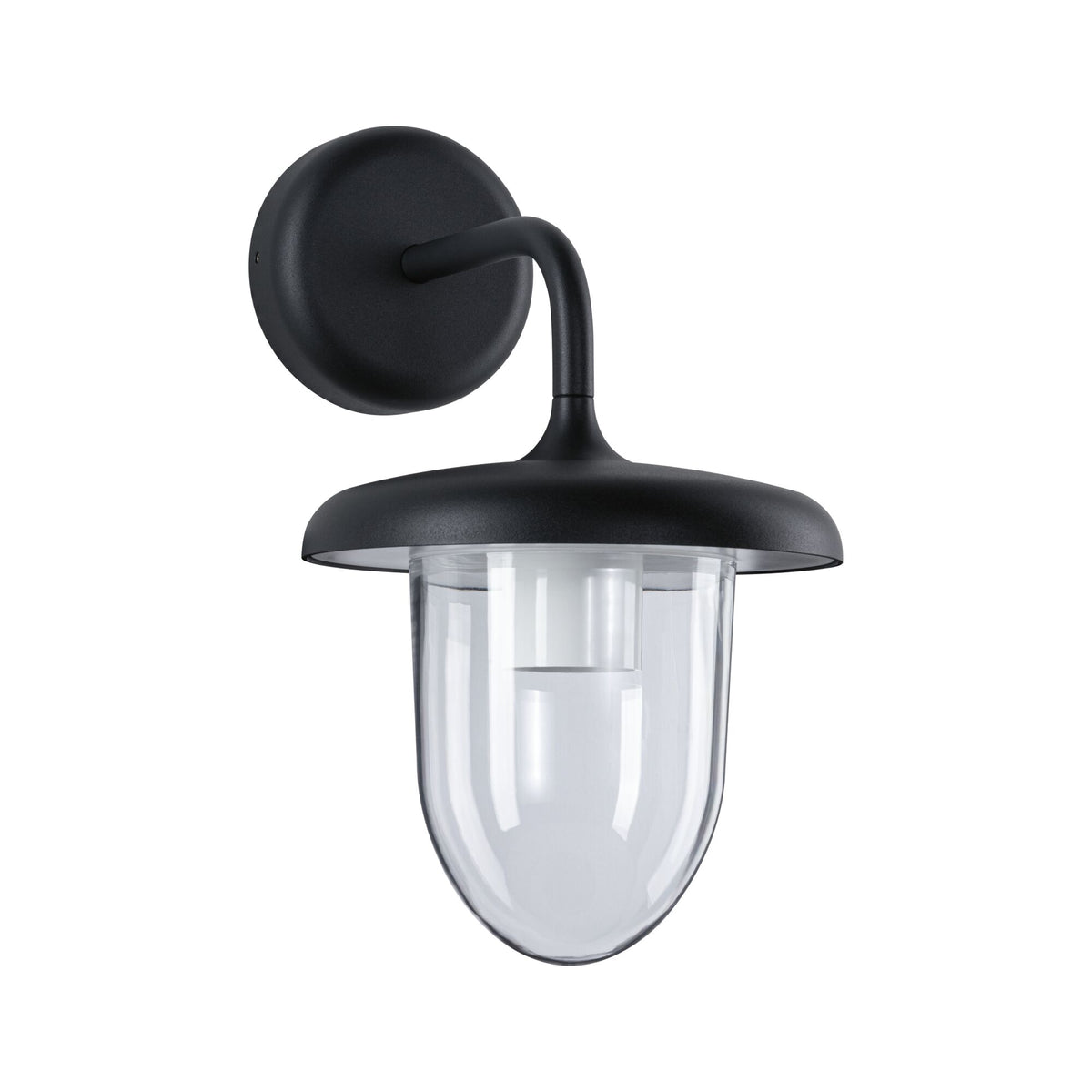 Aussenwandleuchte Vintario seewasserresistent IP44 rund 180x305mm max. 20W 230V Anthrazit Aluminium/Kunststoff