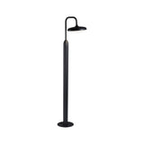 LED Pollerleuchte Nostro seewasserresistent IP44 rund 1135mm 3000K 10W 900lm 230V Anthrazit Aluminium