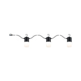 Plug & Shine LED Lichterkette Tubs IP44 3000K 3x2W Anthrazit