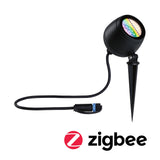 Plug & Shine LED Gartenstrahler Smart Home Zigbee 3.0 Kikolo IP65 RGBW+ 6,2W Anthrazit