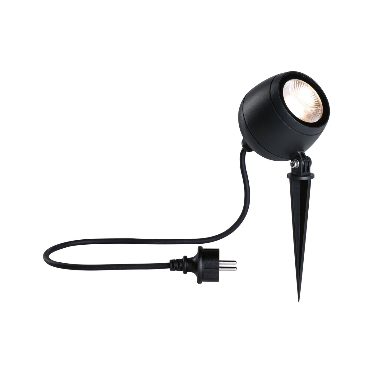 LED Gartenstrahler Kikolo IP65 90mm 3000K 8W 500lm 230V 60 Grad Anthrazit Aluminium/Kunststoff