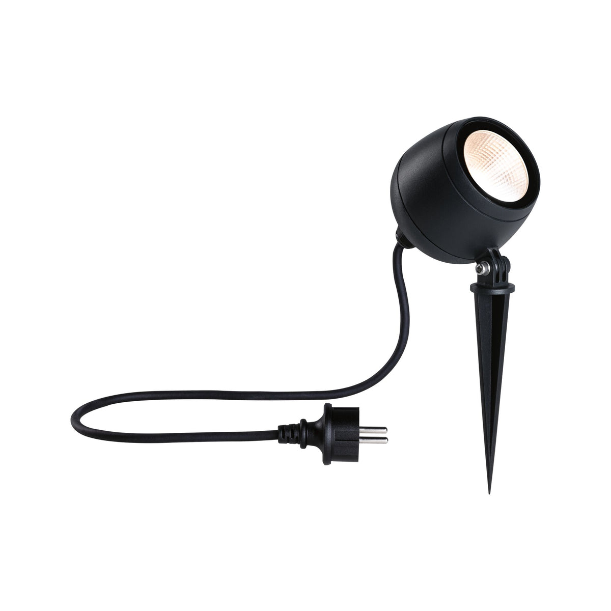 LED Gartenstrahler Kikolo IP65 90mm 3000K 8W 520lm 230V 20 Grad Anthrazit Aluminium/Kunststoff