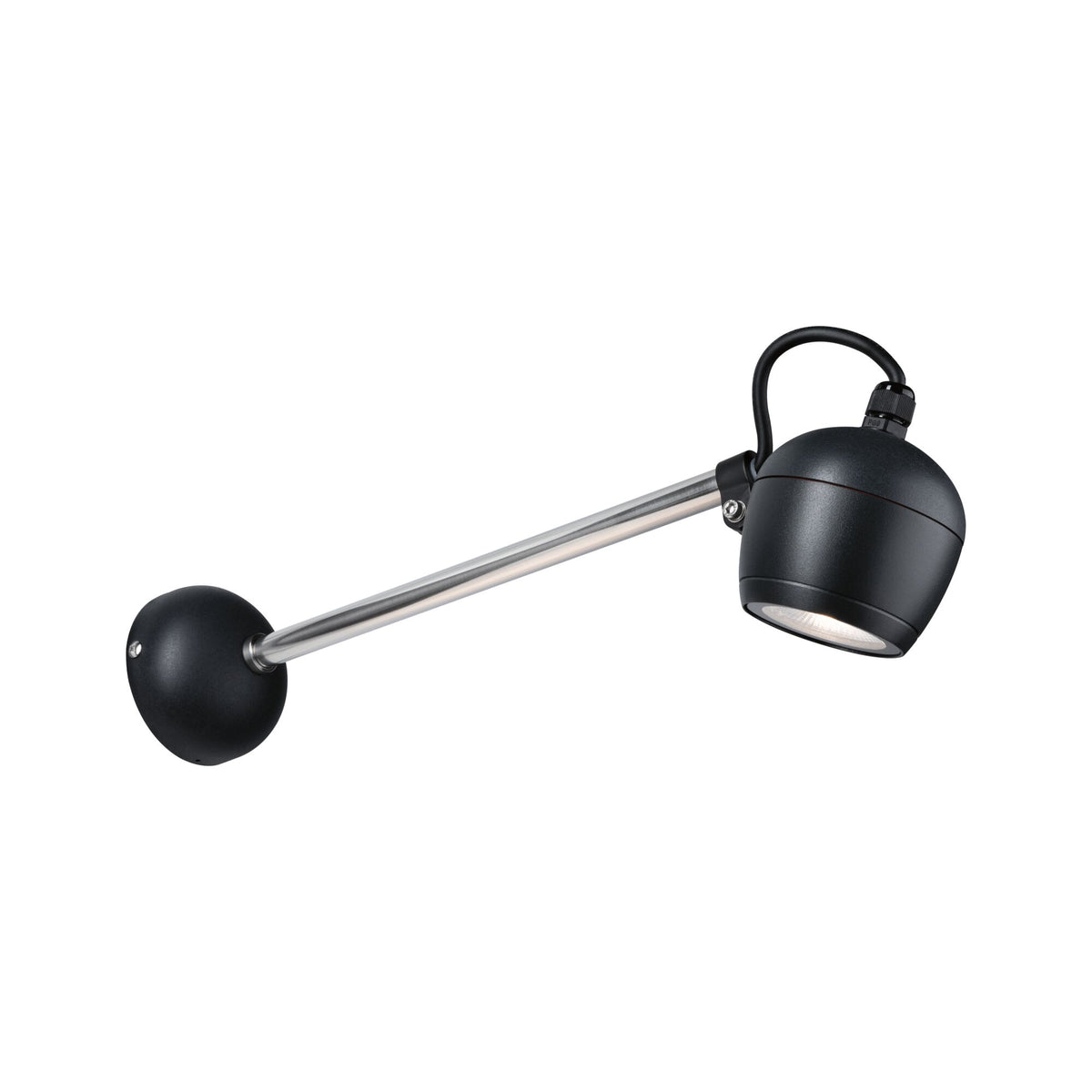 Aussenwandleuchte Kikolo IP65 90mm 3000K 8W 500lm 230V 60 Grad Anthrazit Aluminium/Kunststoff