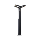 LED Pollerleuchte Alara Daemmerungsgesteuerter Bewegungsmelder (IR) IP44 eckig 665mm 3000K 10W 450lm 230V Anthrazit Metall