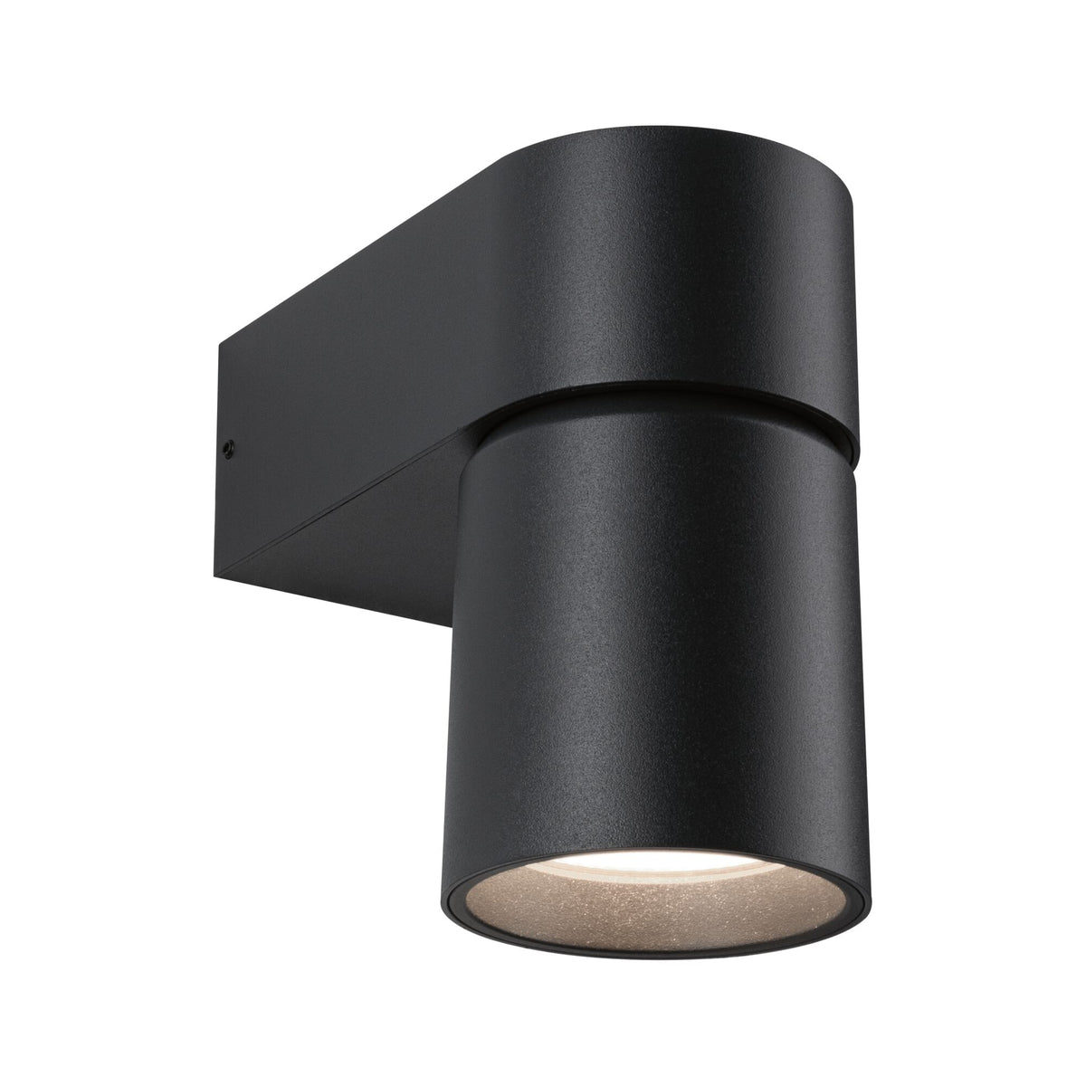 LED Aussenwandleuchte Kimu IP44 zylindrisch 80mm 3000K 8W 500lm 230V 70 Grad Anthrazit Aluminium